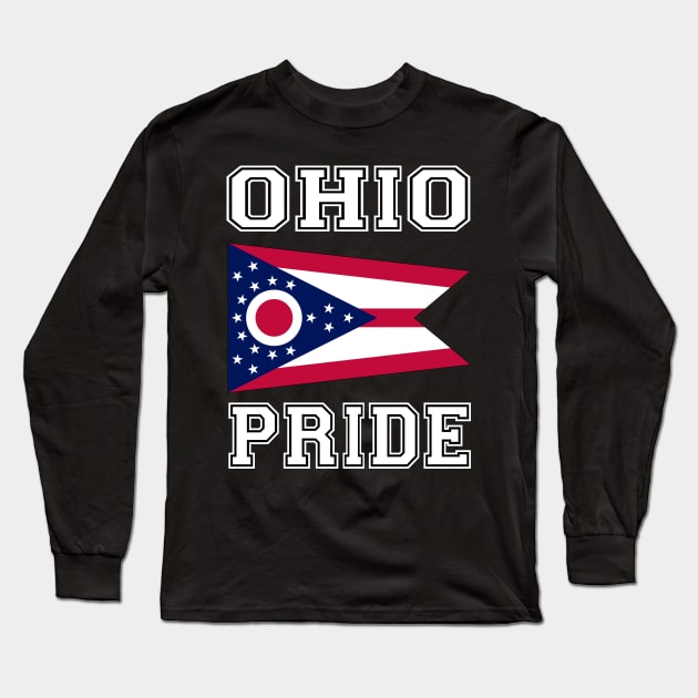 Ohio Pride Long Sleeve T-Shirt by RockettGraph1cs